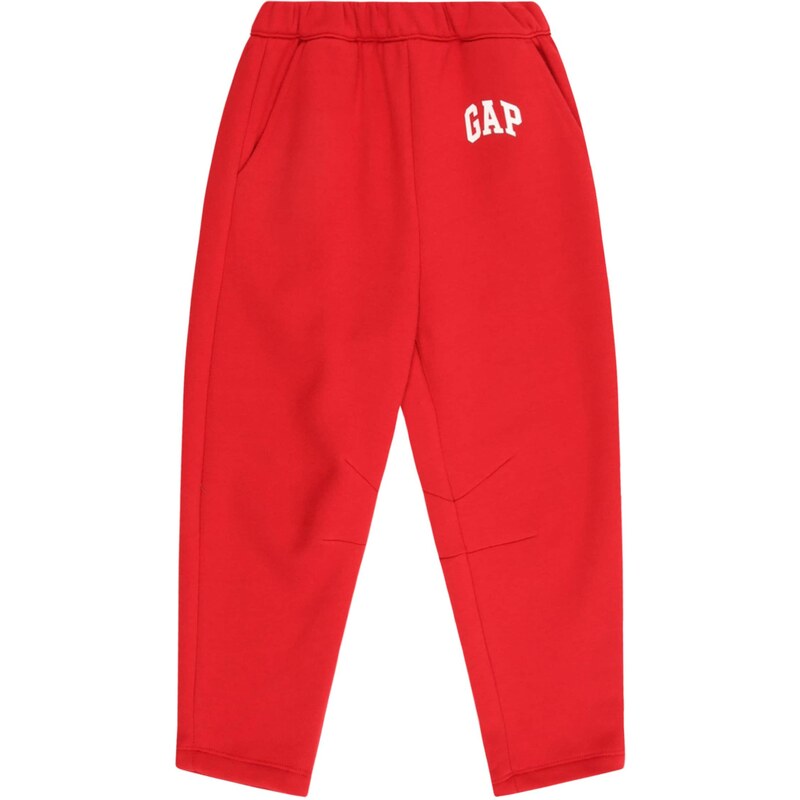 GAP Kalhoty červená / bílá