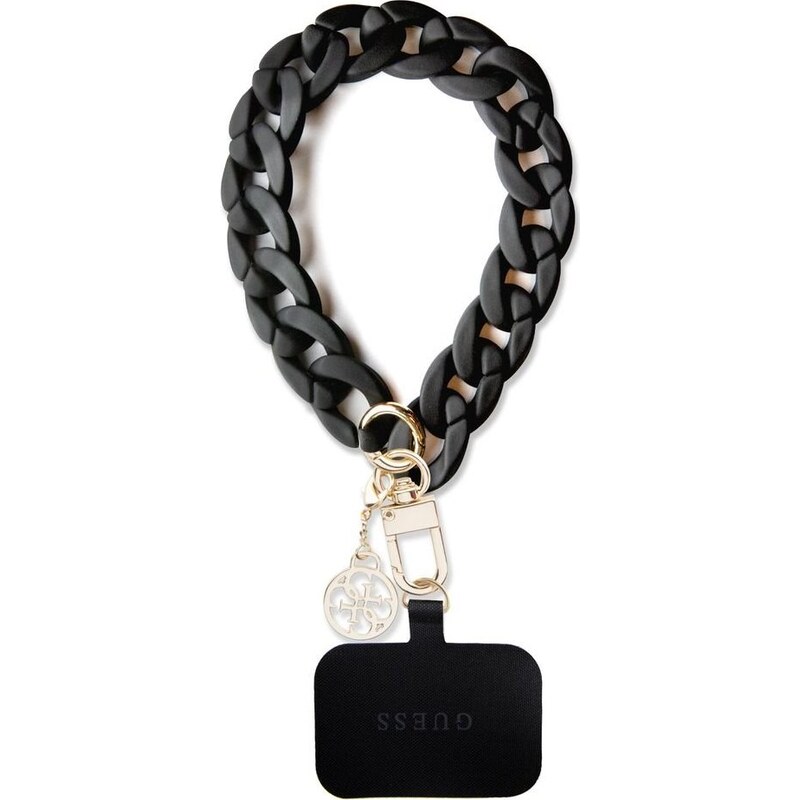 Guess Univerzální Popruh na Ruku 4G Charm Black