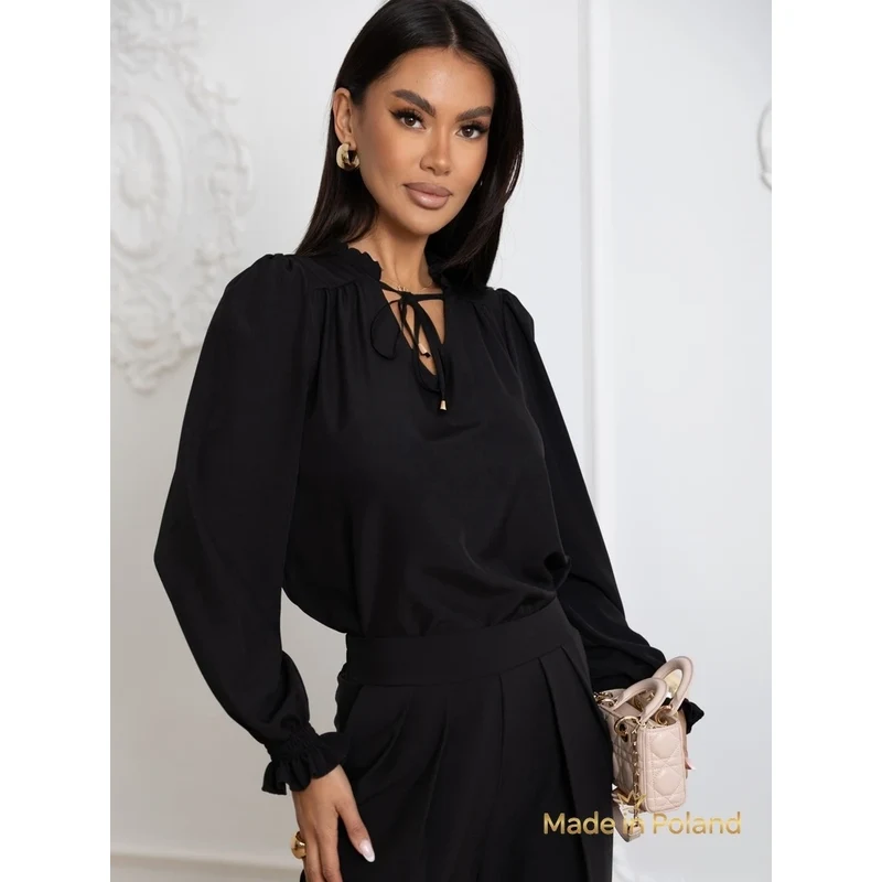 Resti Womens blouse with decorative neckline Frankie 110738735