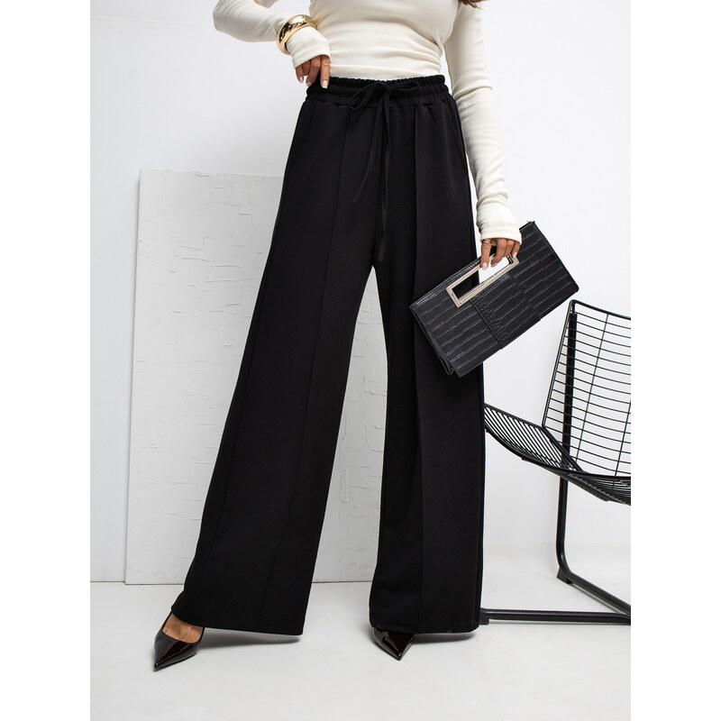 RUE PARIS Sweatpants-RV-DR-A1061.80-black