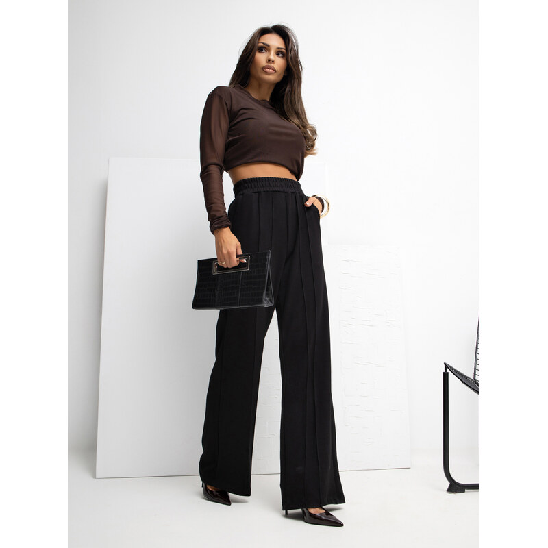 RUE PARIS Sweatpants-RV-DR-A1062.48-black