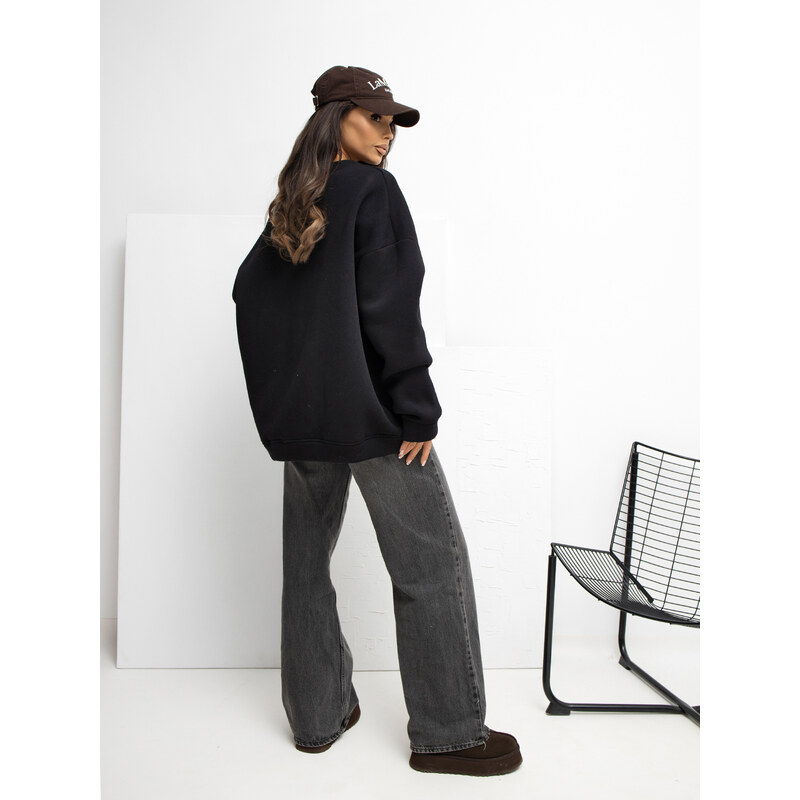 RUE PARIS Sweatshirt-RV-BL-A1038.01P-black
