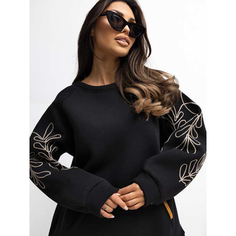 RUE PARIS Sweatshirt-RV-BL-A1042.25-black