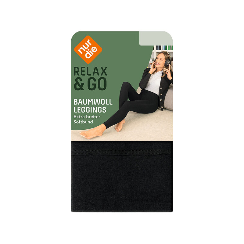 Dámské bavlněné legíny NUR DIE BAUMWOLL LEGGINGS - NUR DIE -