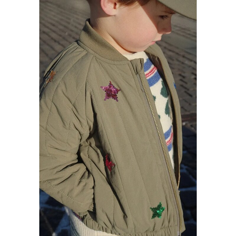 Dětská bomber bunda Konges Sløjd JUNO SEQUIN BOMBER JACKET 110817880