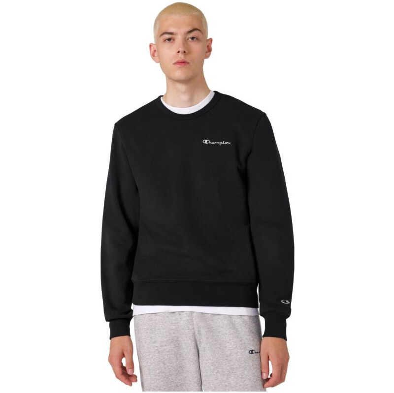 Pánská mikina Champion Crewneck Sweatshirt black 221792 KK001