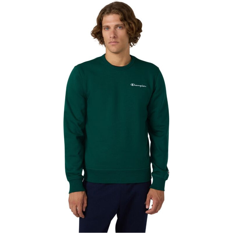 Pánská mikina Champion Crewneck Sweatshirt green 221792 GS584