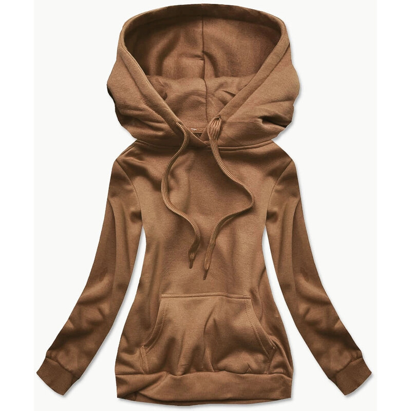 J.STYLE Dámská mikina toffee (W02-157) 110750422