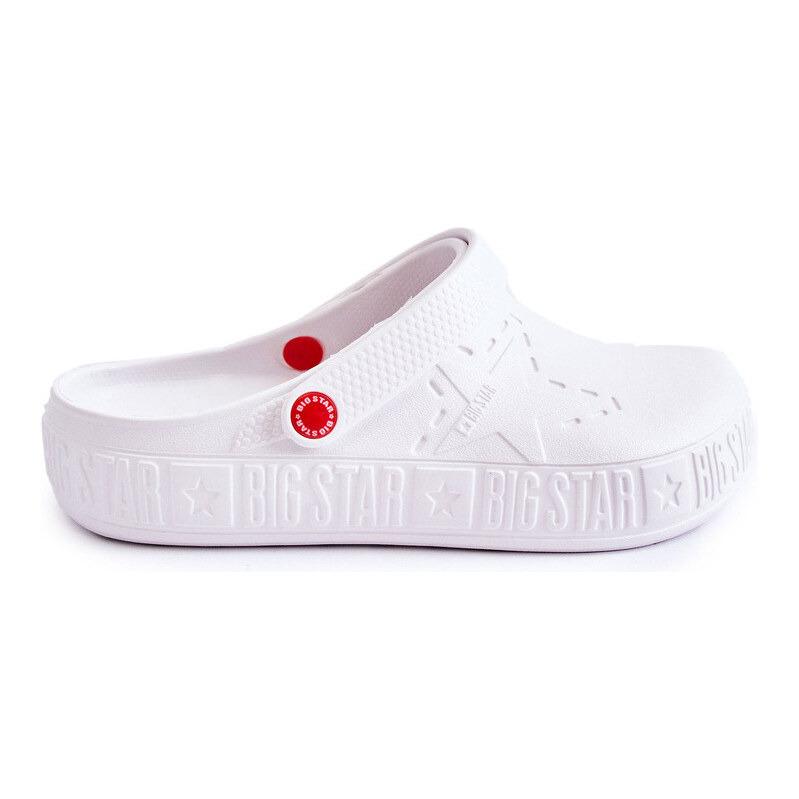 Big Star Shoes Pánské lehké pantofle Big Star II175003 Bílé