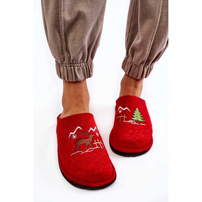 Big Star Shoes Domácí pantofle Big Star KK276017 Červeno-béžová 110750973