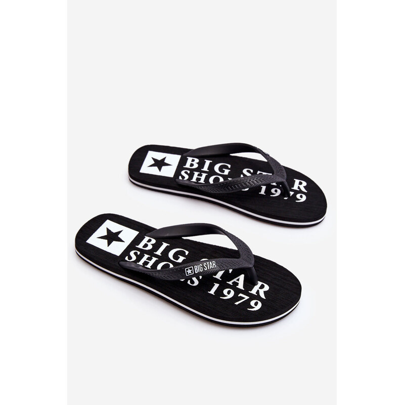 Big Star Shoes Pánské lehké žabky Big Star LL174444 Černá 110751489