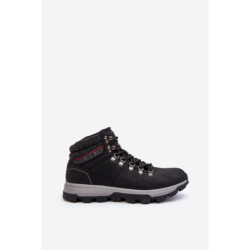 Big Star Shoes Mužské trekové boty Big Star KK174215 Černé