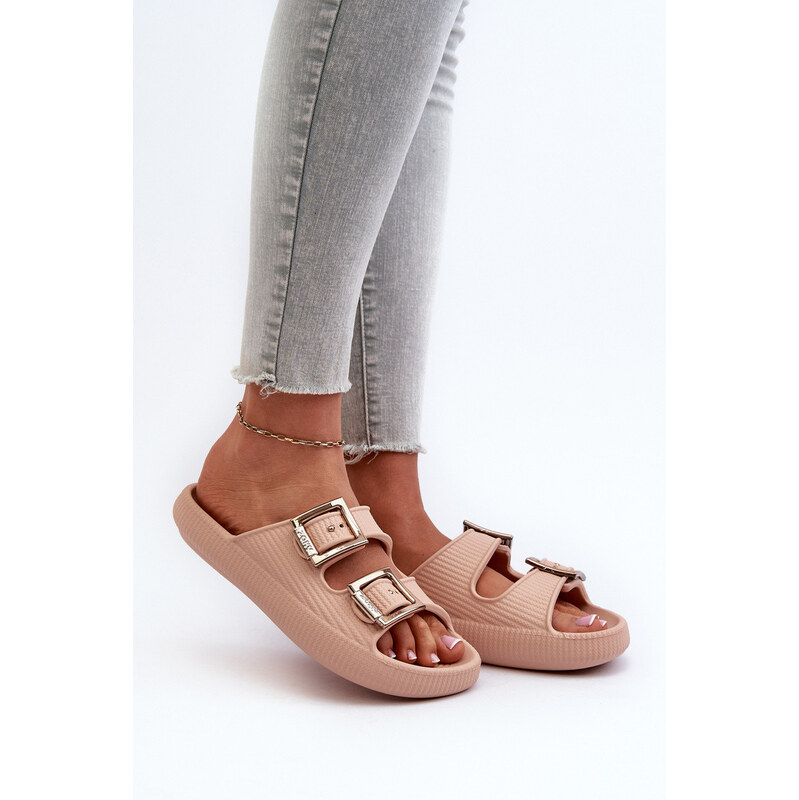 Lehké Dámské Žabky ZAXY LL285087 Beige
