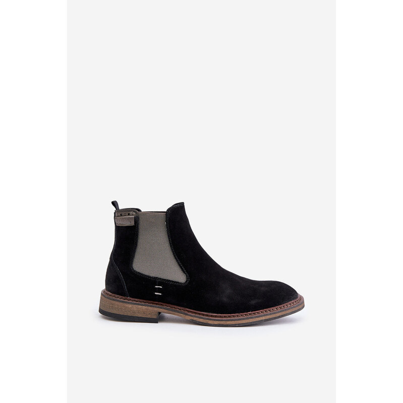 Big Star Shoes Semišové Boty Chelsea Pánské Big Star OO174154
