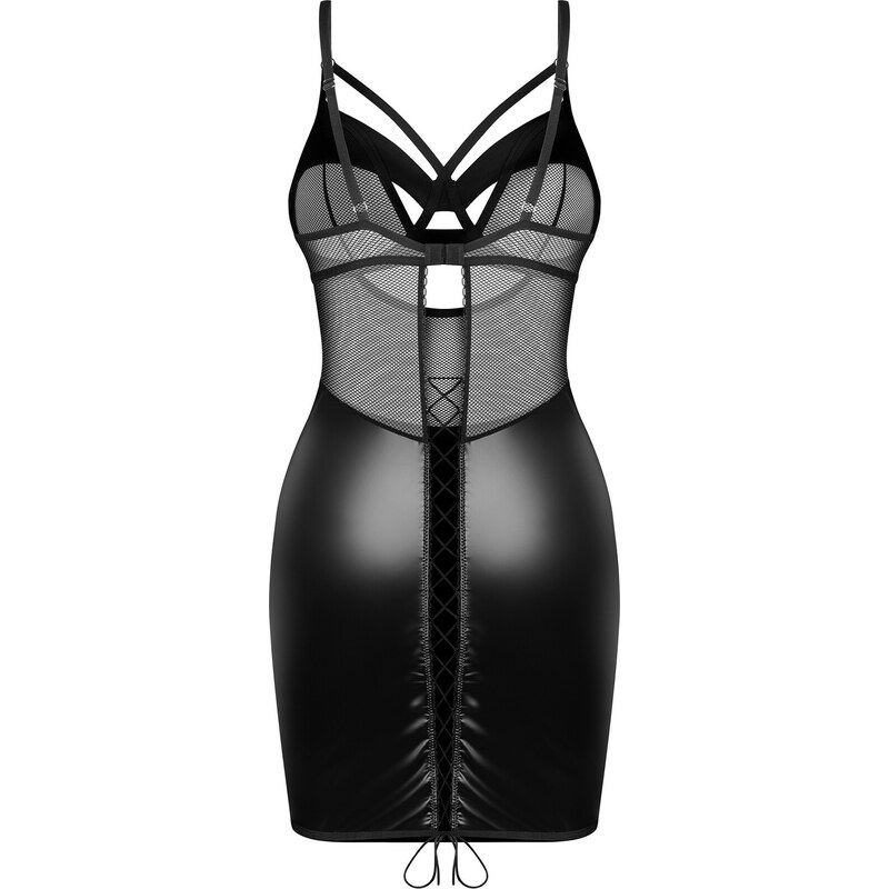 Dámská košilka chemise černá model 21731101 - Obsessive