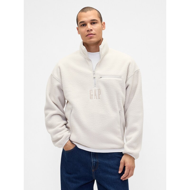 GAP Oversize Arctic Fleece Sherpa MMikina