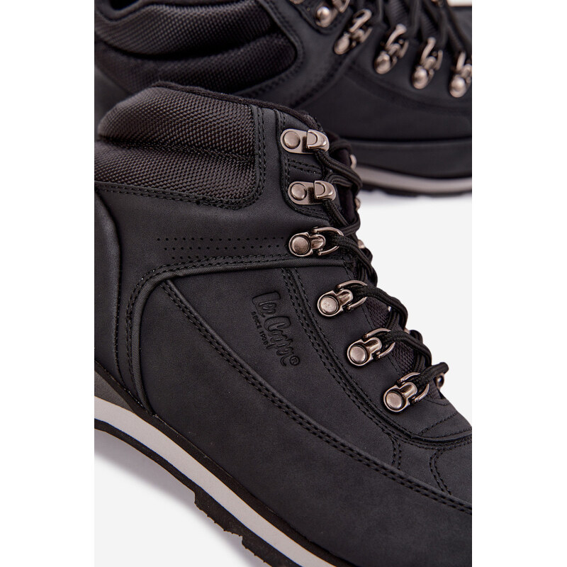 Pánské trekové boty s izolací model 21718323 Černé - Lee Cooper