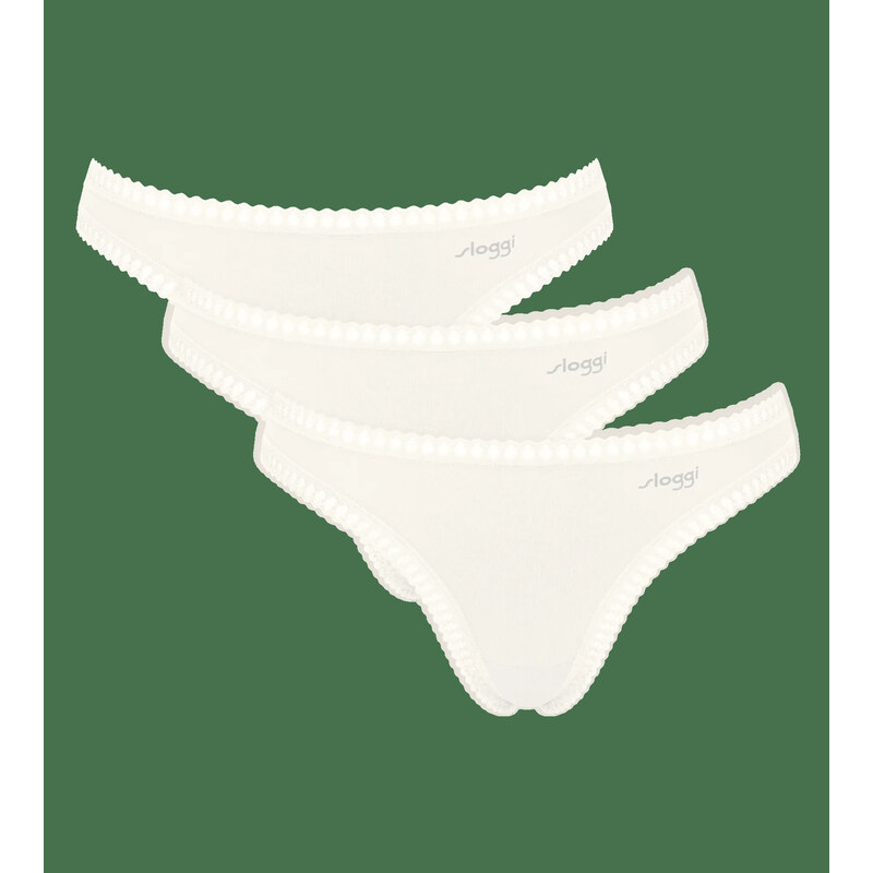 sloggi GO Crush String C3P - WHITE - SLOGGI WHITE - SLOGGI 110754998