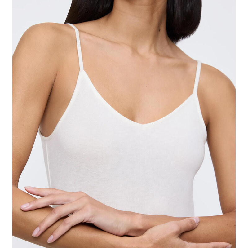 Beauty Layers Spaghetti Top Wool - WHITE - TRIUMPH WHITE - TRIUMPH 113457517