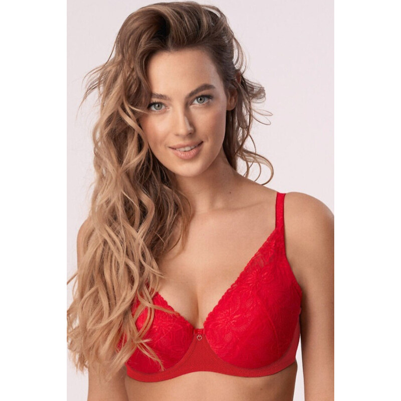MEFEMI BY NIPPLEX Podprsenka Laura push up červená 110755451
