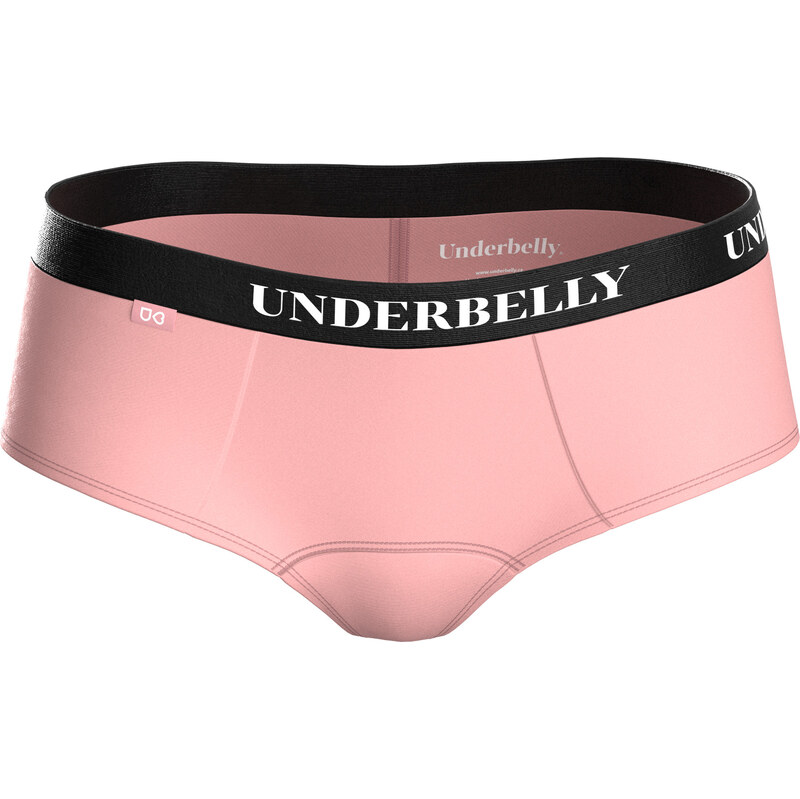 Menstruační kalhotky Underbelly Lowee růžové (LOWEE-RU-CE-1-PAD)