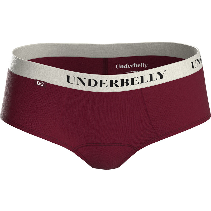 Menstruační kalhotky Underbelly Lowee červené (LOWEE-BO-BI-1-MM)