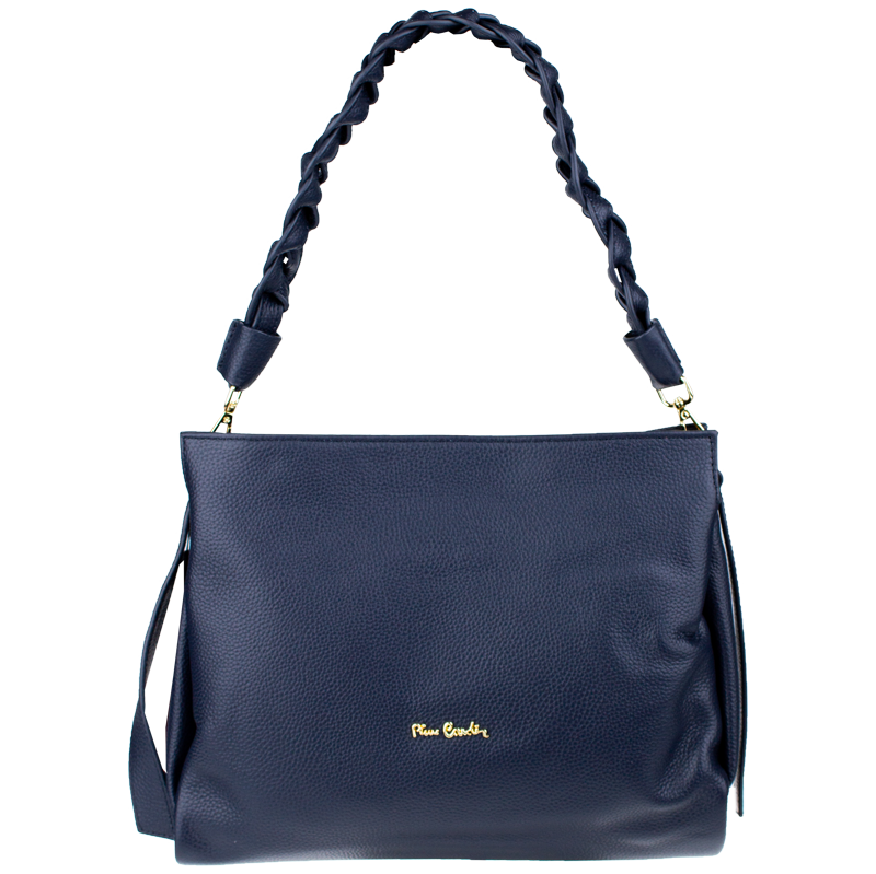 Modrá kožená italská crossbody kabelka Pierre Cardin 1921 Navy 110756714