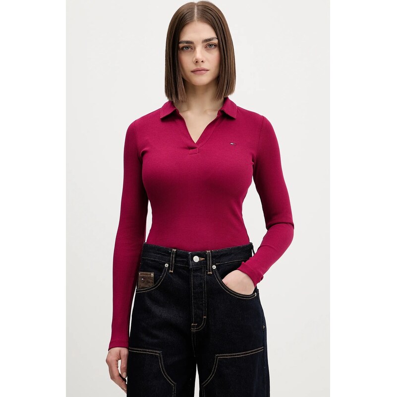 Tommy Jeans Tričko s dlouhým rukávem Tommy Jeans