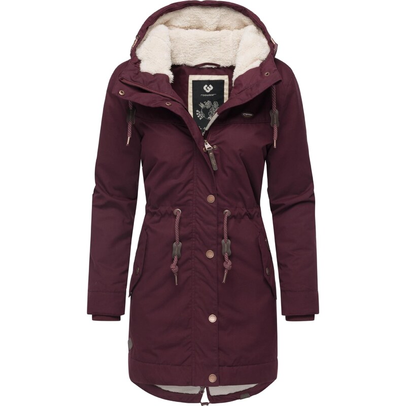 Ragwear Zimní parka YM-Canny červená