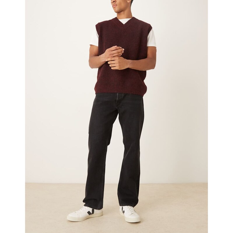 ARKET Cliff authentic straight fit jeans in black