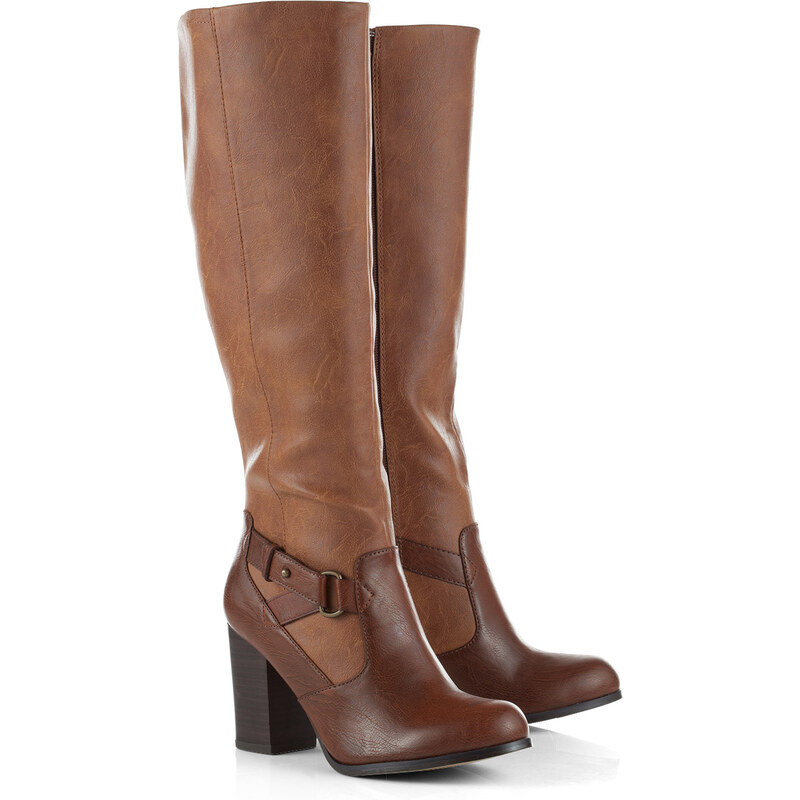 Esprit knee-high boots + decorative strap