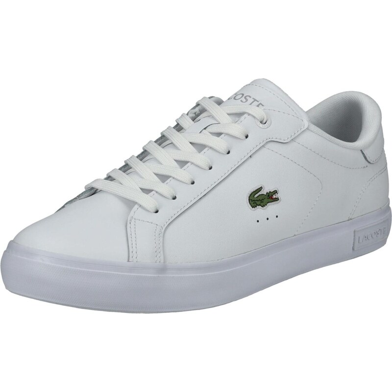 LACOSTE Tenisky zelená / červená / bílá