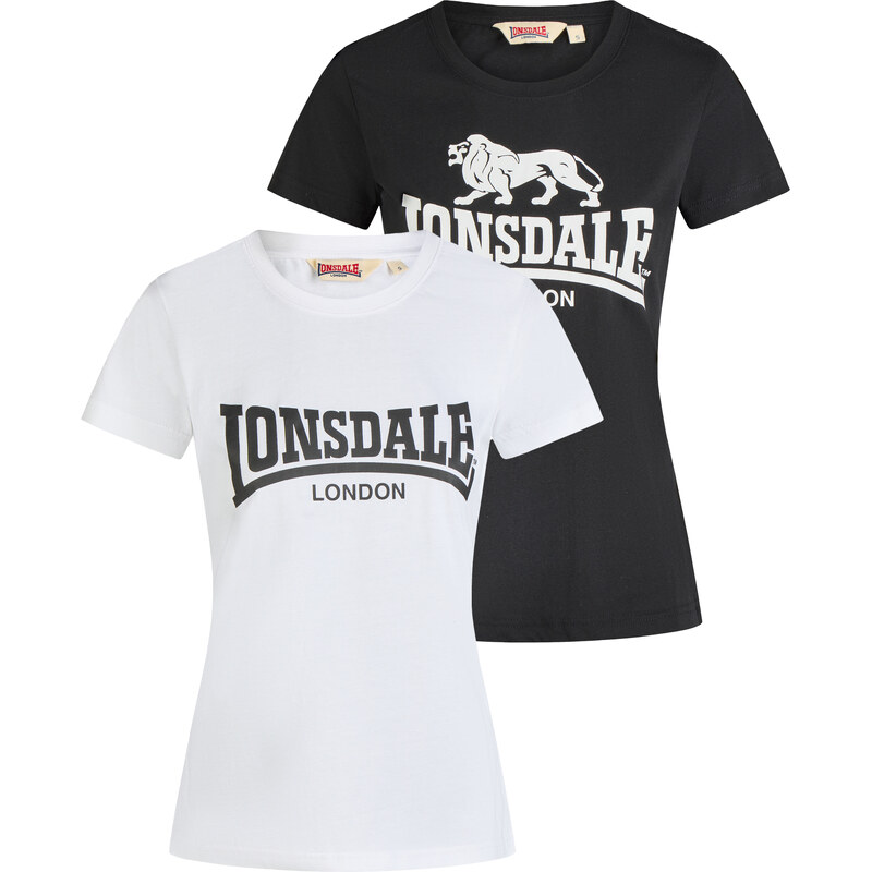 Lonsdale Womens t-shirt double pack