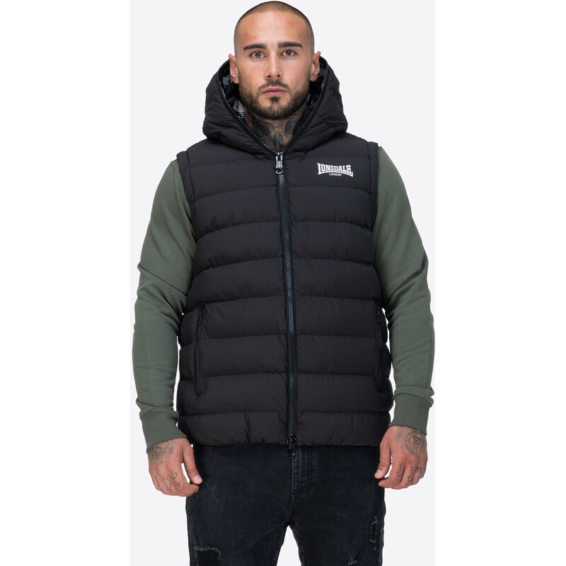 Lonsdale Men's hooded vest regular fit