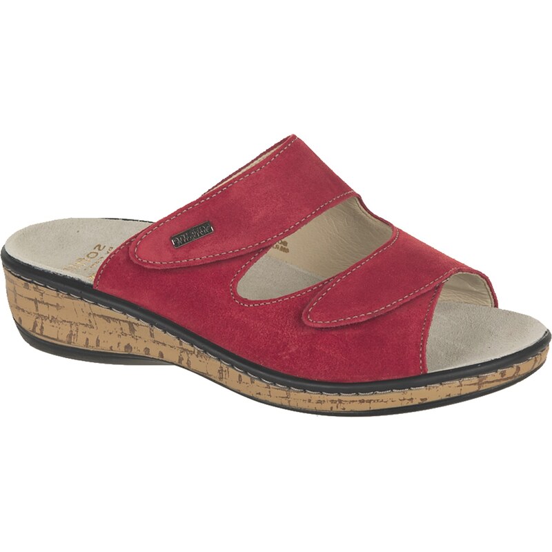 Fidelio GERDA 245012 soft-line pantofle dámské červené 77 110762036