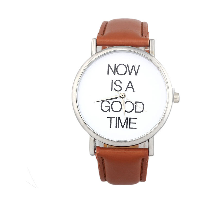 Hodinky Punctuality brown