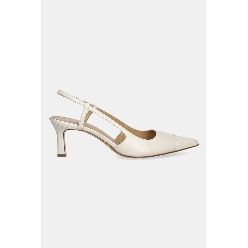 Kožené lodičky MICHAEL Michael Kors Alora Toe Cap Mid Sling