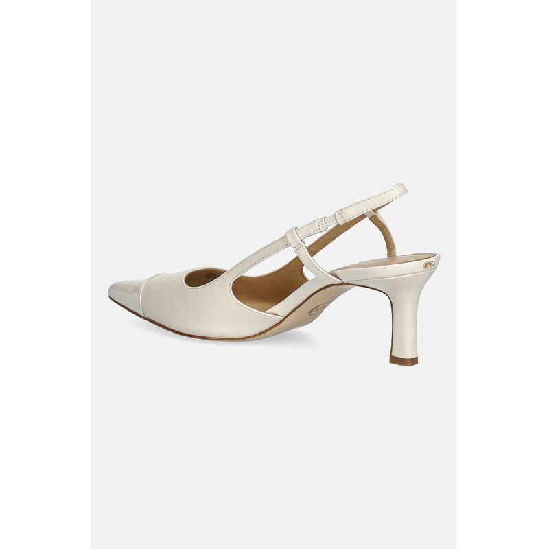 Kožené lodičky MICHAEL Michael Kors Alora Toe Cap Mid Sling