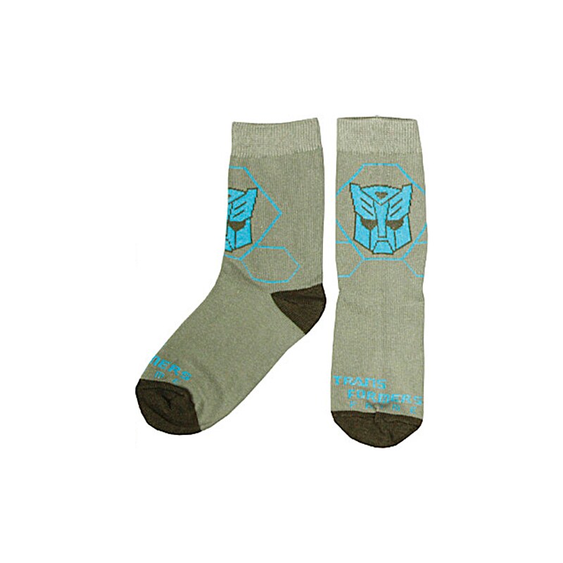 E plus M Chlapecké ponožky Transformers - šedé