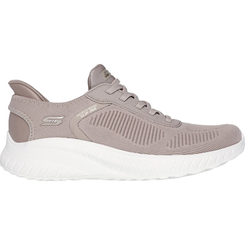 Skechers Ženy Slip-ins: BOBS Sport Squad Chaos Shoes v Sedohnedá