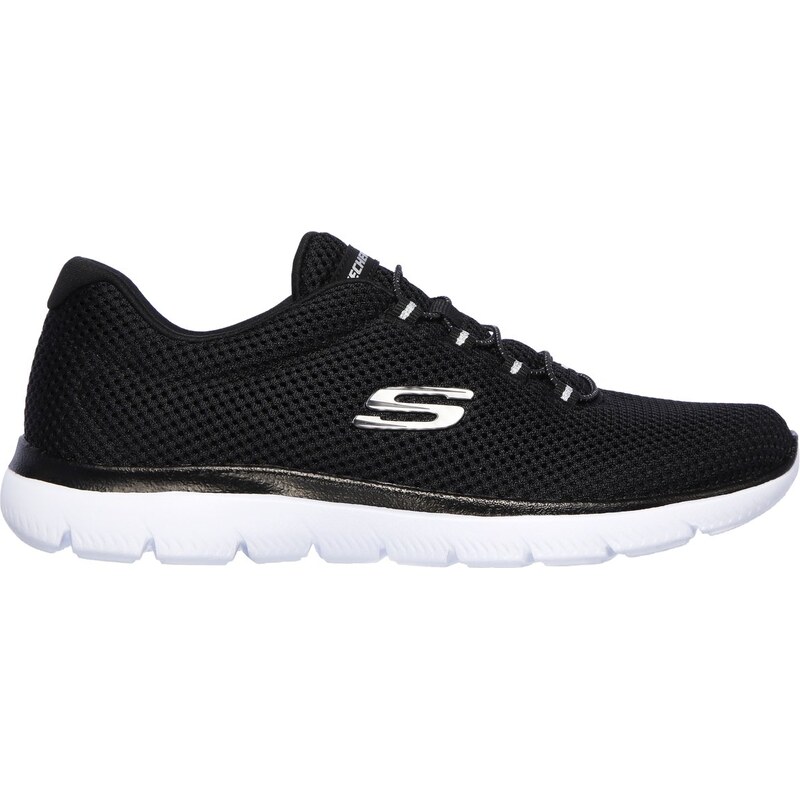 Skechers Ženy Summits Shoes v Černá/Bílý, Velikost 40, Vegan