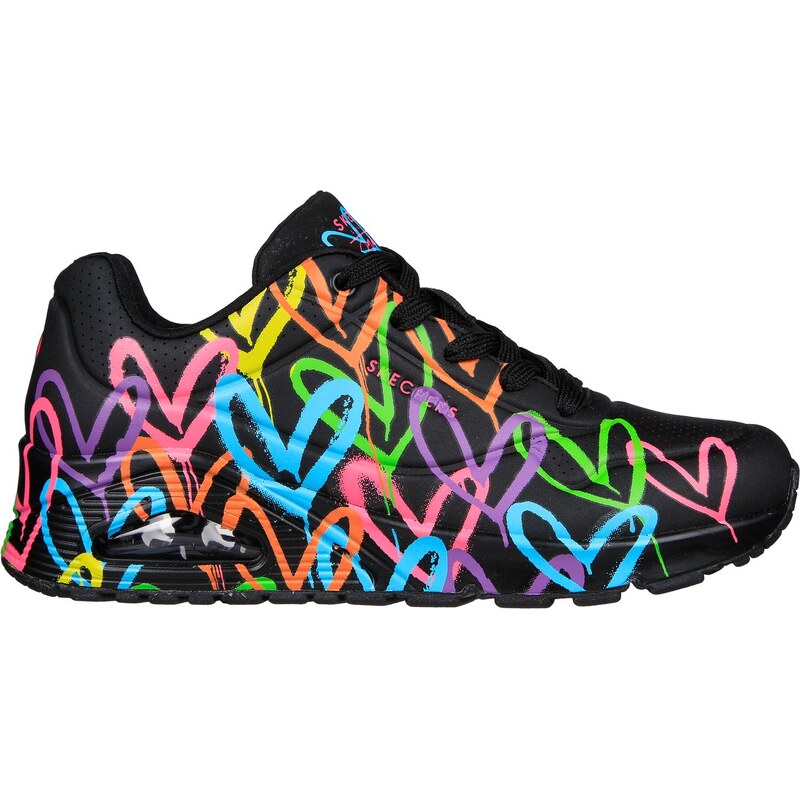 Skechers Ženy JGoldcrown: Uno - Highlight Love Shoes v Cerná,