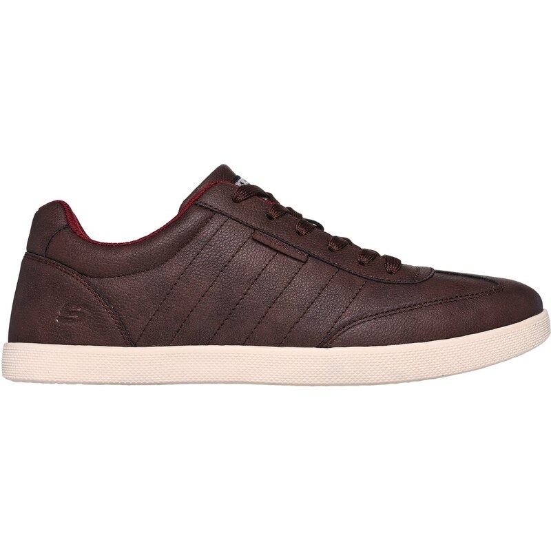 Skechers Muži Placer - Crandon Shoes v Čokoláda, Velikost 43