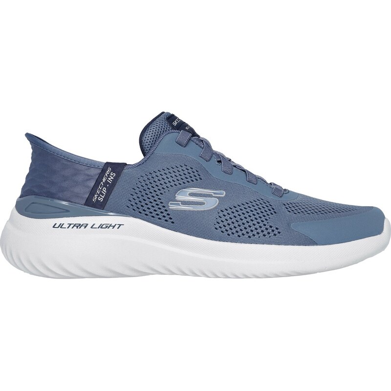 Skechers Muži Slip-ins: Bounder 2.0 - Emerged Shoes v Sedá Modrá