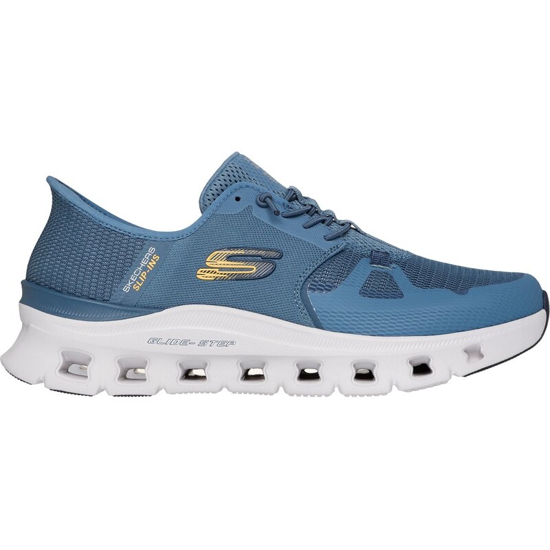 Skechers Muži Slip-ins: Glide-Step Pro Shoes v Sedá Modrá,