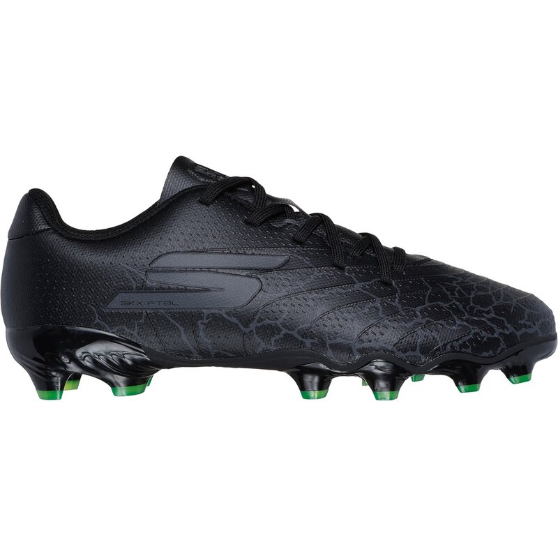 Skechers SKX_ 1.5 Jr Td FG Shoes v Černá/Stříbrná, Velikost 26.5