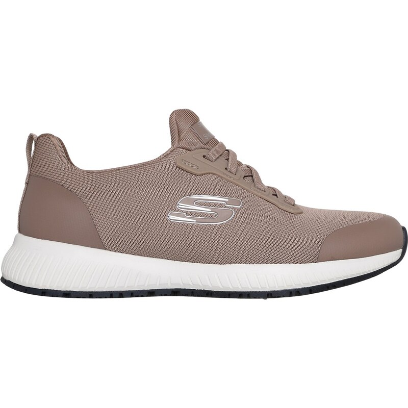 Skechers Ženy Work Slip-Resistant: Squad Shoes v Sedohnedá,