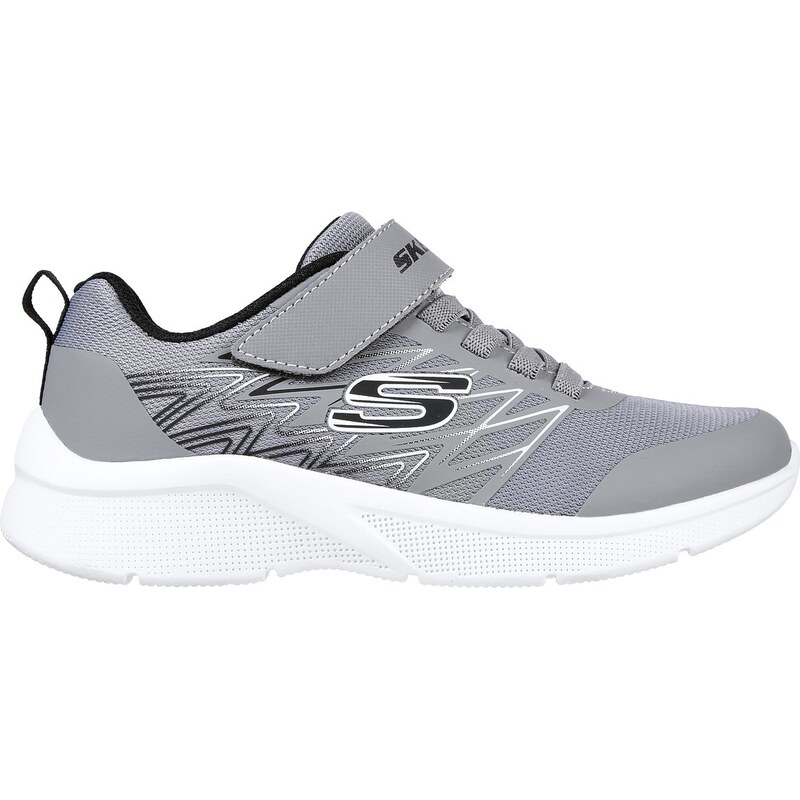 Skechers Chlapci Microspec - Texlor Shoes v Šedá/Černá, Velikost