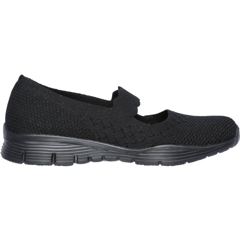 Skechers Ženy Seager - Power Hitter Shoes v Černá, Velikost 35, Vegan 110795358