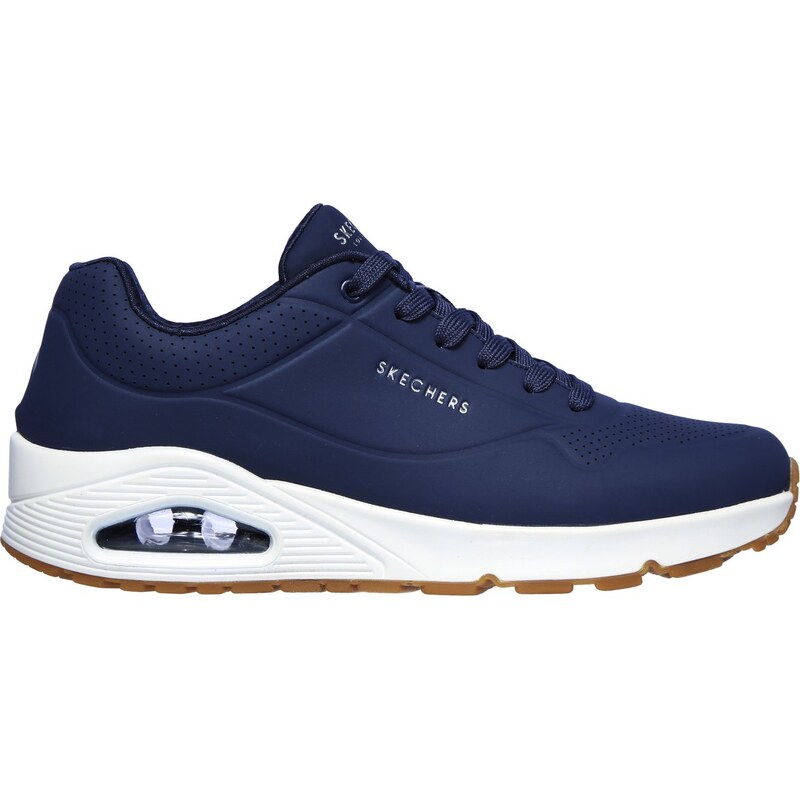 Skechers Muži UNO - Stand On Air Shoes v Tmave Modrá, Velikost